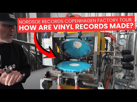 Copenhagen LP Pressing Plant Tour - How a Vinyl Record Is Made - Inside Nordsoe Records