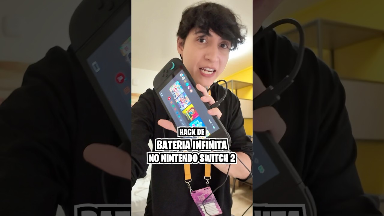 Descobri como deixar o Nintendo Switch 2 com bateria infinita!