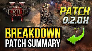 Path of Exile New patch 0.2.0h Complete Breakdown