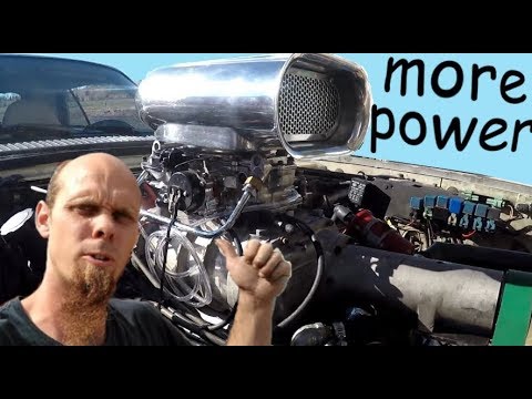 weiand / b&m 144 supercharger install on small block chevy powered jaguar xjs