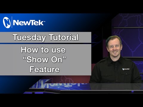 Tuesday Tutorial : How To Use "Show On" Feature