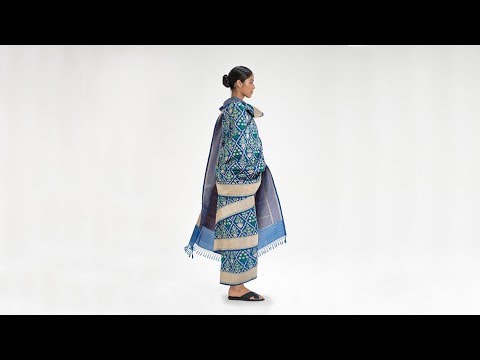 How To Drape a Sari: No. 38 Ranchi Saiko Drape - Jharkhand, India