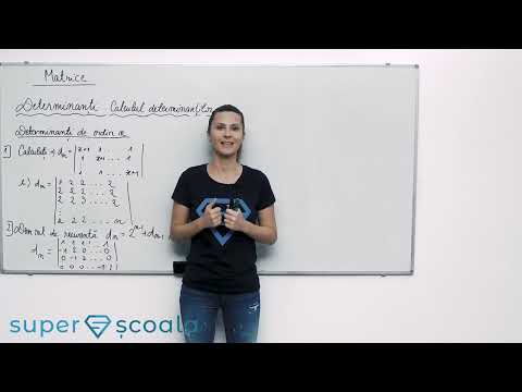 Clasa a XI-a - Determinanți de ordin n