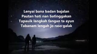 Download lagu Lirik Lagu Bakilah Ka Rantau - ipank feat kintani mp3
