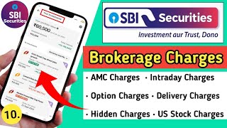 SBI Demat Account Charges 2024 | SBI Securities Charges | Intraday, Delivery, Option, Hidden Charges