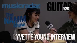 Video thumbnail for NAMM 2020: Yvette Young Ibanez YY10 Talman Slime Green Sparkle by MusicRadar