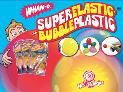 Super Elastic Bubble Plastic from Wham-O (1970s)