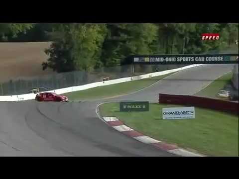 2011 Rolex Grand Am Mid Ohio Carter und Stout Crash