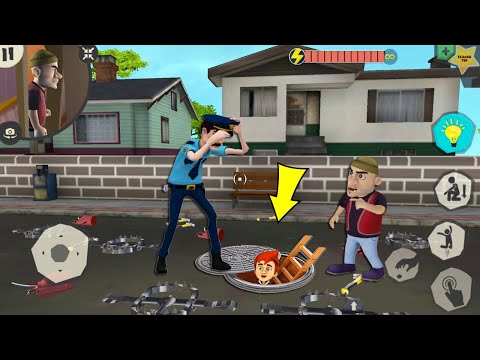 Scary Robber Home Clash Update Special Levels Control Brian Troll Felix & Lester part 982