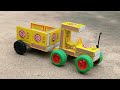 How To Make Matchbox Tractor Trolley At Home Diy Mini Tractor Trolley Science Project