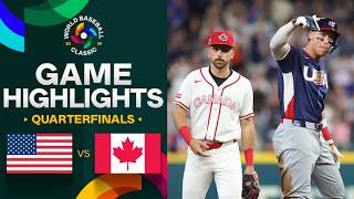 United States vs. Canada 2026 World Baseball Classic | Game Highlights