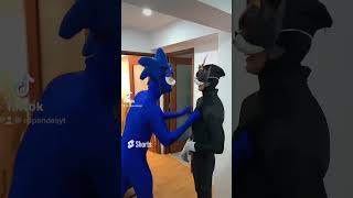 SONIC.EXE BRIGOU FEIO COM O SHADOW , PANDA IGOR VIU TUDO ! #shorts  #ospandas