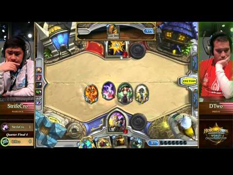 Blizzcon 2014 strifeCro vs Dtwo Quater finals hearthstone
