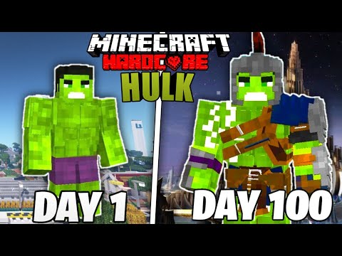 Flick Empire - I Survived 100 days as a HULK in Hardcore Minecraft...