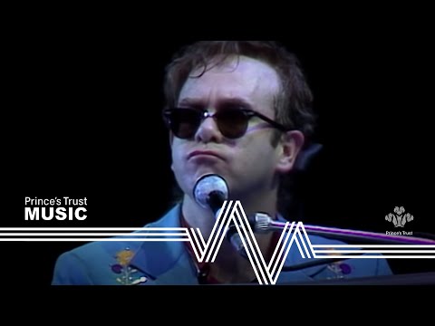Elton John - I'm Still Standing ft. Eric Clapton (The Prince's Trust Rock Gala 1986)