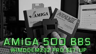 Connect Your AMIGA 500 to a BBS with WiModem232 Pro | SETUP GUIDE