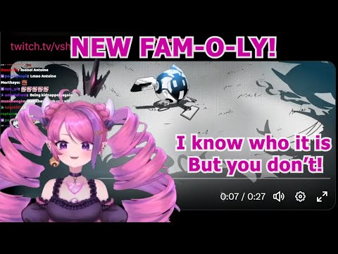 Ironmouse is exited for new family coming to Vshojo