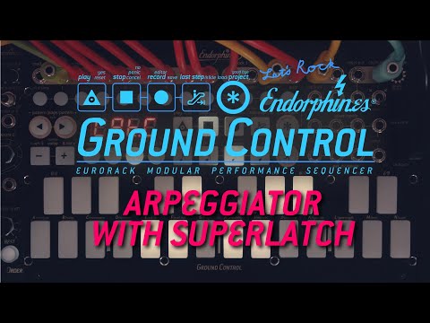 Ground Control firmware update: arpeggiator's SUPERLATCH