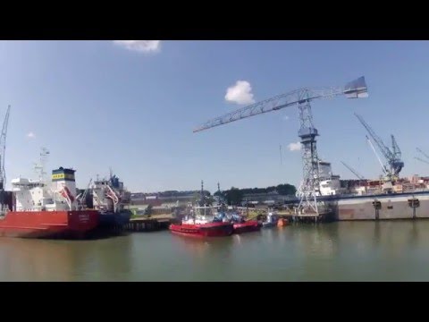 Around the port of Rotterdam [Hyperlapse]