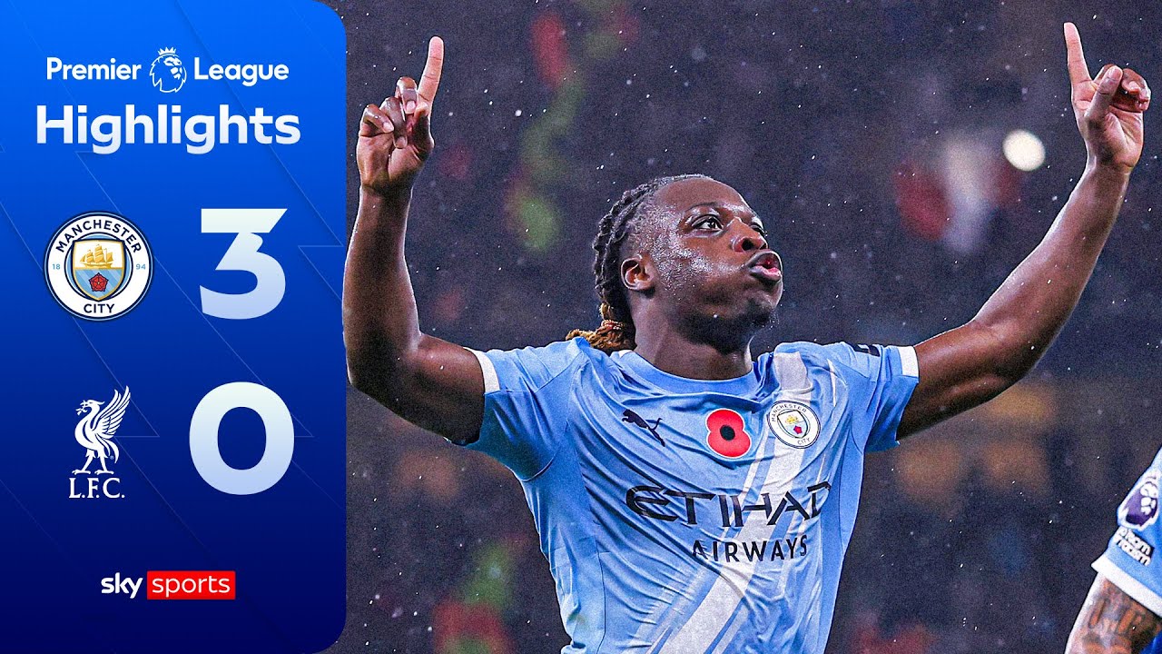 Man City dismantle the champions to go second | Man City 3-0 Liverpool | Premier League Highlights