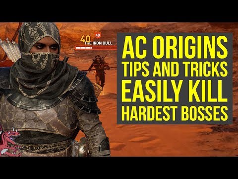 Assassin's Creed Origins Tips TO EASILY KILL HARDEST BOSSES (PHYLAKE) (AC Origins Tips and Tricks)