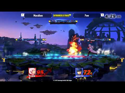 Smashingly Overkill Brackets 1: Marathon (Robin) vs. Pow (Pacman) - SSB4 Singles Winners Quarters