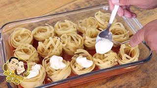 COMO FAZER MACARRÃO NINHO AO FORNO