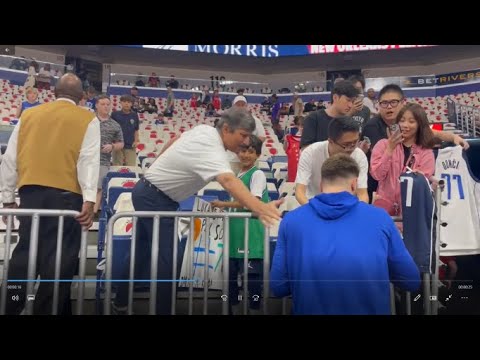 Luka Doncic gets this DAD into JOY after receiving Autograph and picture for his son!