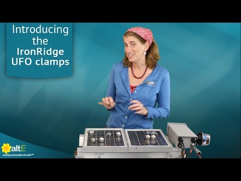 IronRidge UFOクランプ-太陽の土台およびラッキング (IronRidge UFO Clamps - Solar Mounting and Racking)