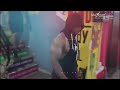 Motivational workout video