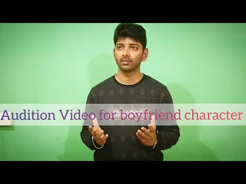 Rahul gupta Audition Video For Boyfriend Character 