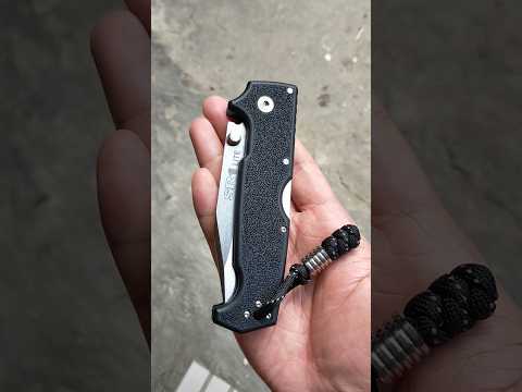 Cold Steel SR1 Vs. SOG SEAL XR - Tactical Folder Throwdown at KnifeCenter.com