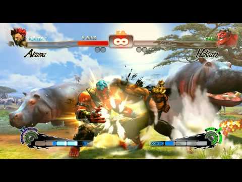 SSF4 AE Akuma vs Hakan