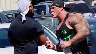 Biggest Bodybuilder RICH PIANA almost BEAT UP & ARRESTED for taking STEROIDS by a Police DRUG Agent!