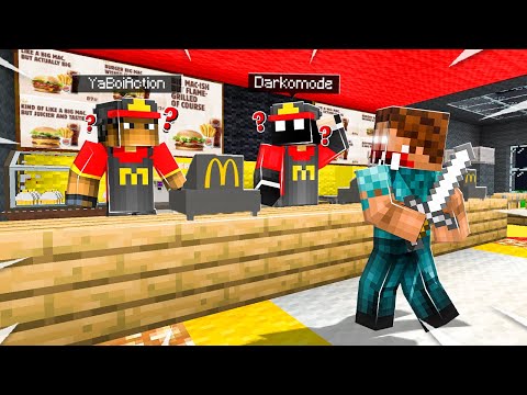Surviving the Night Shift in Minecraft Fast Food...