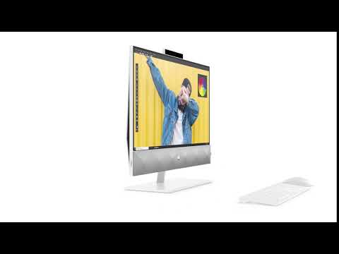 thumbnail video image 2 of Desktop All in One HP  Core i5/8 GB RAM/1 TB + 256 GB, 2 of 5