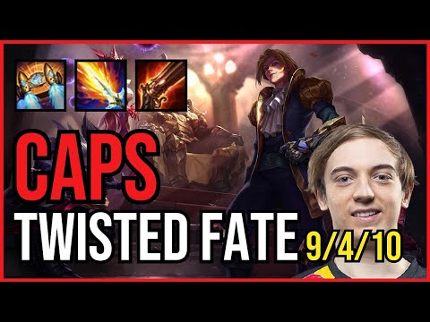 CAPS - TWISTED FATE vs. ORIANNA Mid | EUW CHALLENGER | PATCH 10.25
