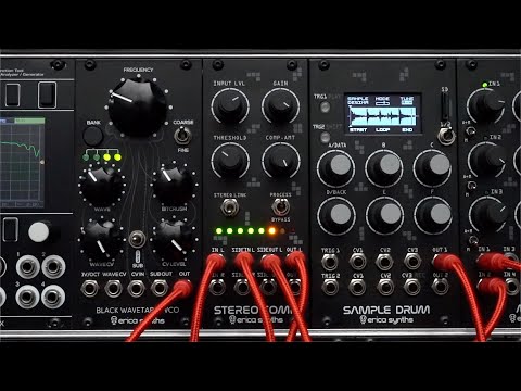 Erica Synths Stereo Compressor Eurorack Module (DrumCompd1) image 3