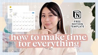 How to Make Time for Your Ideal Habits & Routines | planning + tracking system