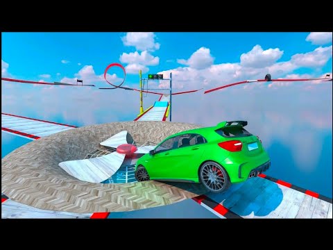 Mega Ramp Bus Stunts Simulator: Coach Bus Extreme Stunt Racing - Android Gameplay