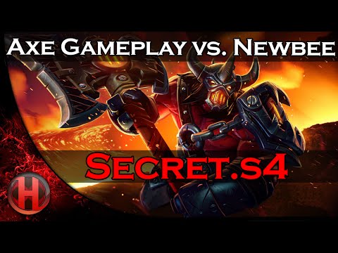 Secret.s4 Axe Gameplay vs. Newbee Dota 2
