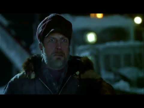 Trailer frame: a quiet sidewalk after the storm, pop needle-drop fading into score