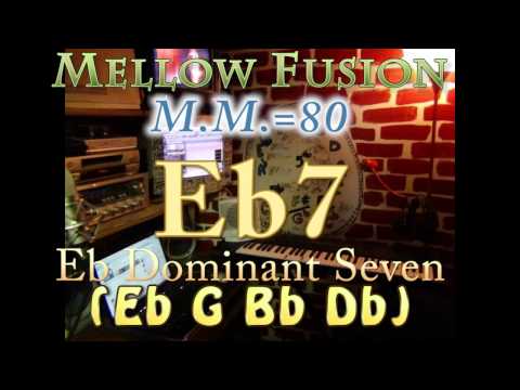 Eb7 Dominant (Eb G Bb Db) Mellow Fusion - M.M.=80 - One Chord Vamp
