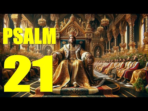 Psalm 21 Reading: Celebrating Victory and Blessings (With words - KJV)