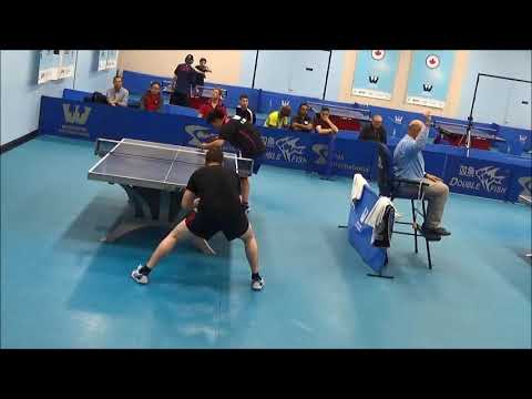Westchester Table Tennis Center May 2019 Open Singles Semi Final #1 - Mishel Levinski vs Eugene Wang
