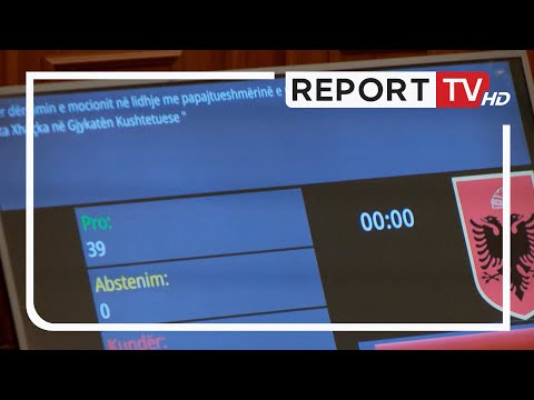 Kuvendi nuk çon në Kushtetuese mandatin e Xhaçkës: Mazhoranca voton kundër, opozita pro