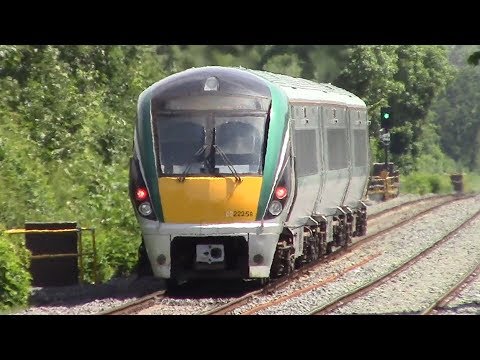 Irish Rail 22000 Class Intercity Train - Monasterevin Station, Kildare