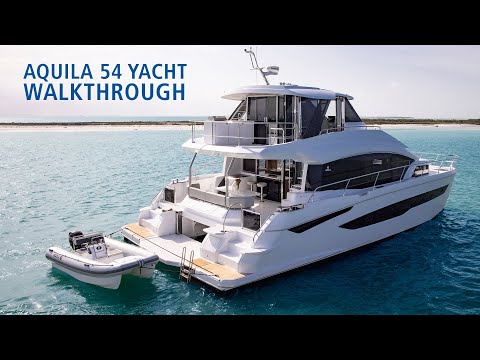 All-New Aquila 54 | Full In-Depth Walkthrough | Power Catamaran