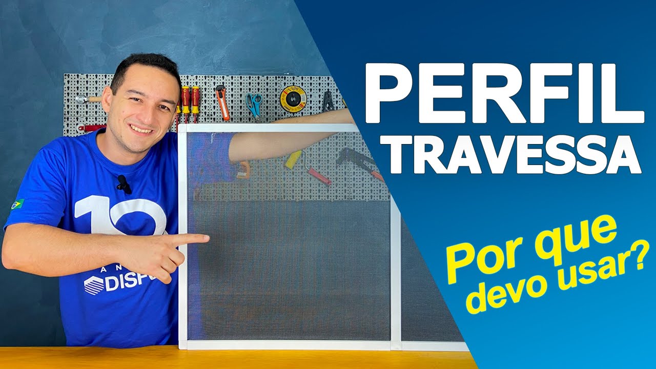 Perfil Mosquiteiro Travessa de Alumínio. Por que devo usar