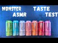 ASMR Monster Energy Drink Taste Test Fizzles Suds